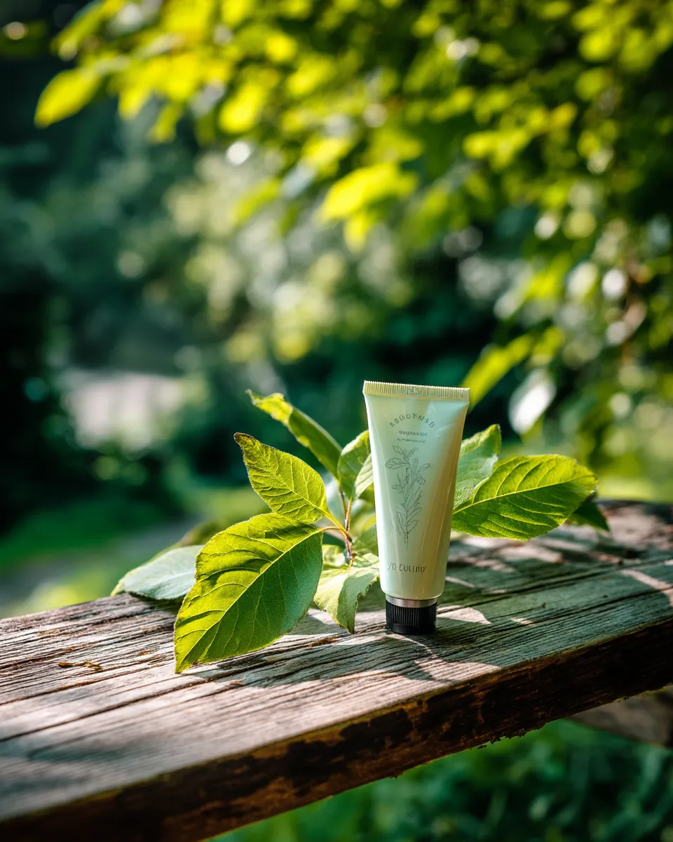 Skincare product display